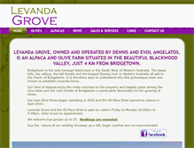 Tablet Screenshot of levandagrove.com.au